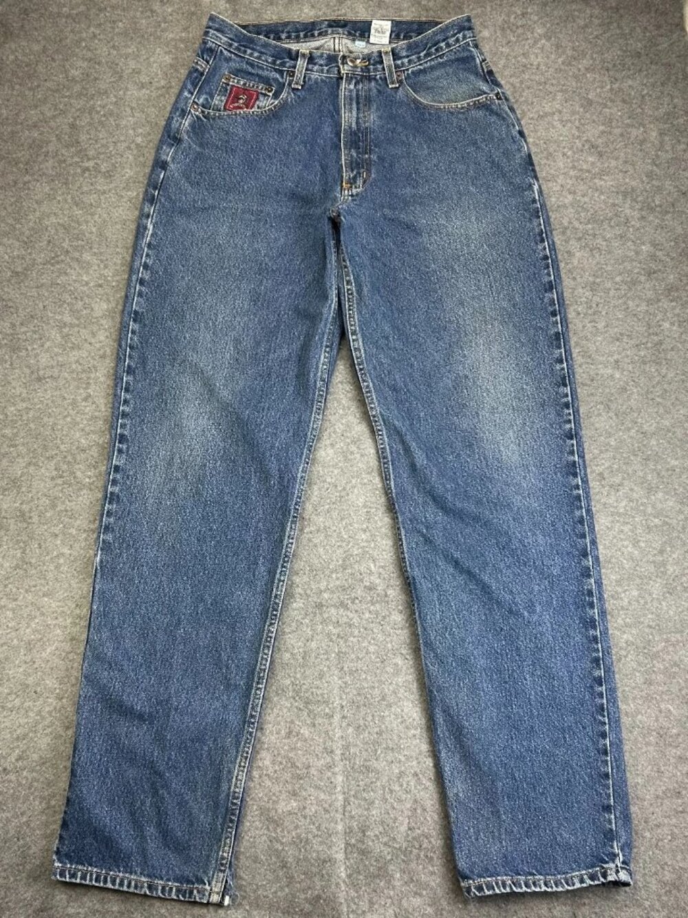 Cinch Red Tag Jeans Mens 32x36 Blue Denim Curvy Fit Work Jeans Western “Read”